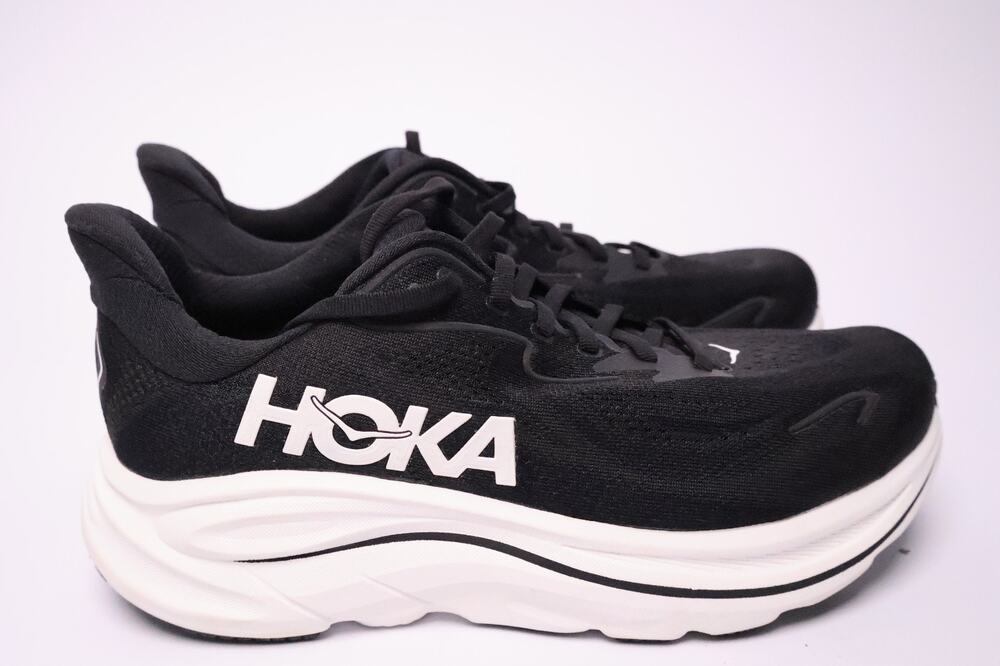 Hoka Clifton 10 X-Wide Women’s Size 8.5 EE Running Shoes Black Comfort READ #210